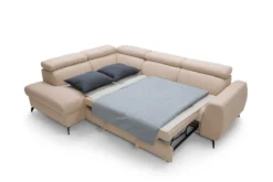 Designer Ecksofa Stille mit Schlaf- und Klappfunktion
