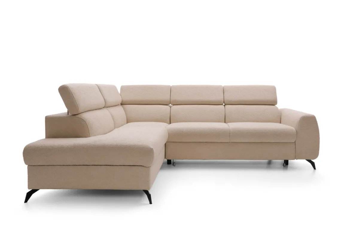 Designer Ecksofa Stille mit Schlaf- und Klappfunktion