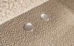 Designer Ecksofa Sydney II Bouclé mit elektrischer Schlaffunktion