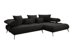 Designer Ecksofa Sydney II Bouclé mit elektrischer Schlaffunktion