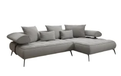 Designer Ecksofa Sydney II Bouclé mit elektrischer Schlaffunktion