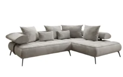 Designer Ecksofa Sydney Samt mit elektrischer Schlaffunktion