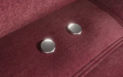 Designer Ecksofa Sydney Samt mit elektrischer Schlaffunktion