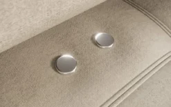 Designer Ecksofa Sydney Samt mit elektrischer Schlaffunktion