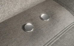 Designer Ecksofa Sydney Samt mit elektrischer Schlaffunktion