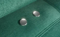 Designer Ecksofa Sydney Samt mit elektrischer Schlaffunktion