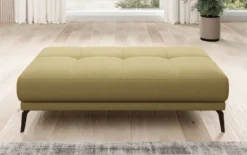 Designer Ecksofa Terina inkl. Beistellhocker