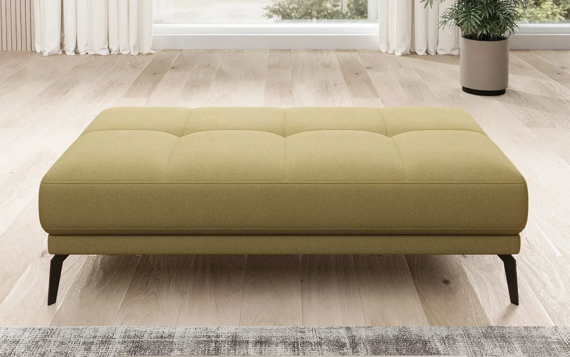 Designer Ecksofa Terina inkl. Beistellhocker