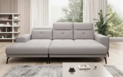 Designer Ecksofa Terina inkl. Beistellhocker
