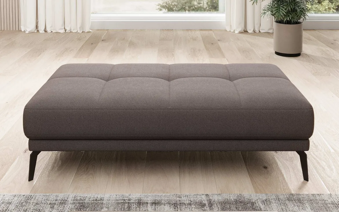 Designer Ecksofa Terina inkl. Beistellhocker