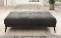 Designer Ecksofa Terina inkl. Beistellhocker