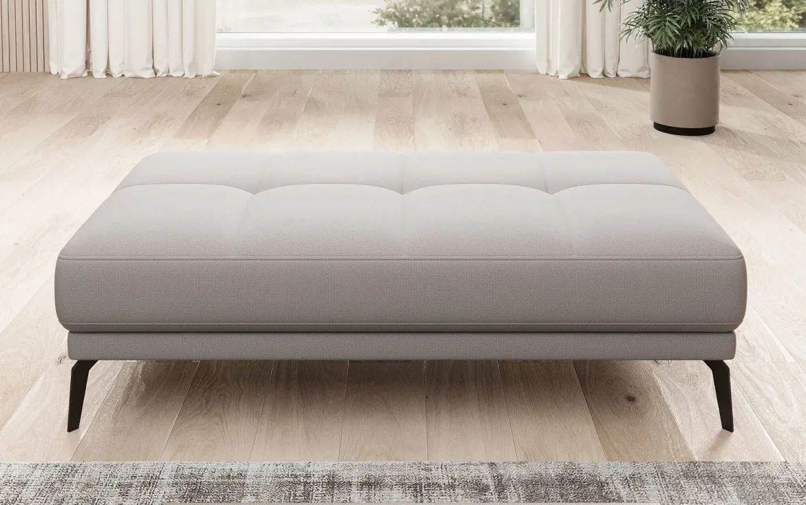 Designer Ecksofa Terina inkl. Beistellhocker