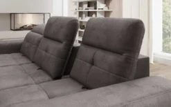 Designer Ecksofa Terina inkl. Beistellhocker