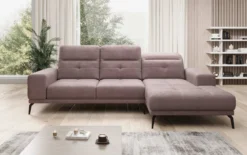 Designer Ecksofa Terina inkl. Beistellhocker
