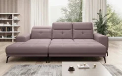 Designer Ecksofa Terina inkl. Beistellhocker