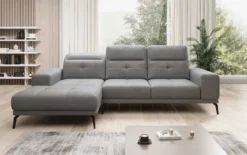 Designer Ecksofa Terina inkl. Beistellhocker