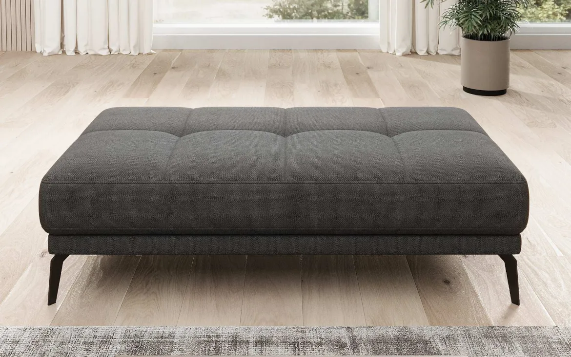 Designer Ecksofa Terina inkl. Beistellhocker