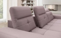 Designer Ecksofa Terina inkl. Beistellhocker
