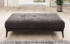 Designer Ecksofa Terina inkl. Beistellhocker