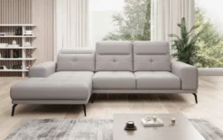 Designer Ecksofa Terina inkl. Beistellhocker