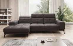 Designer Ecksofa Terina inkl. Beistellhocker