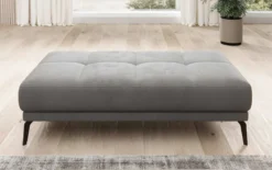 Designer Ecksofa Terina inkl. Beistellhocker