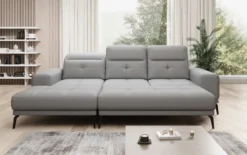 Designer Ecksofa Terina inkl. Beistellhocker