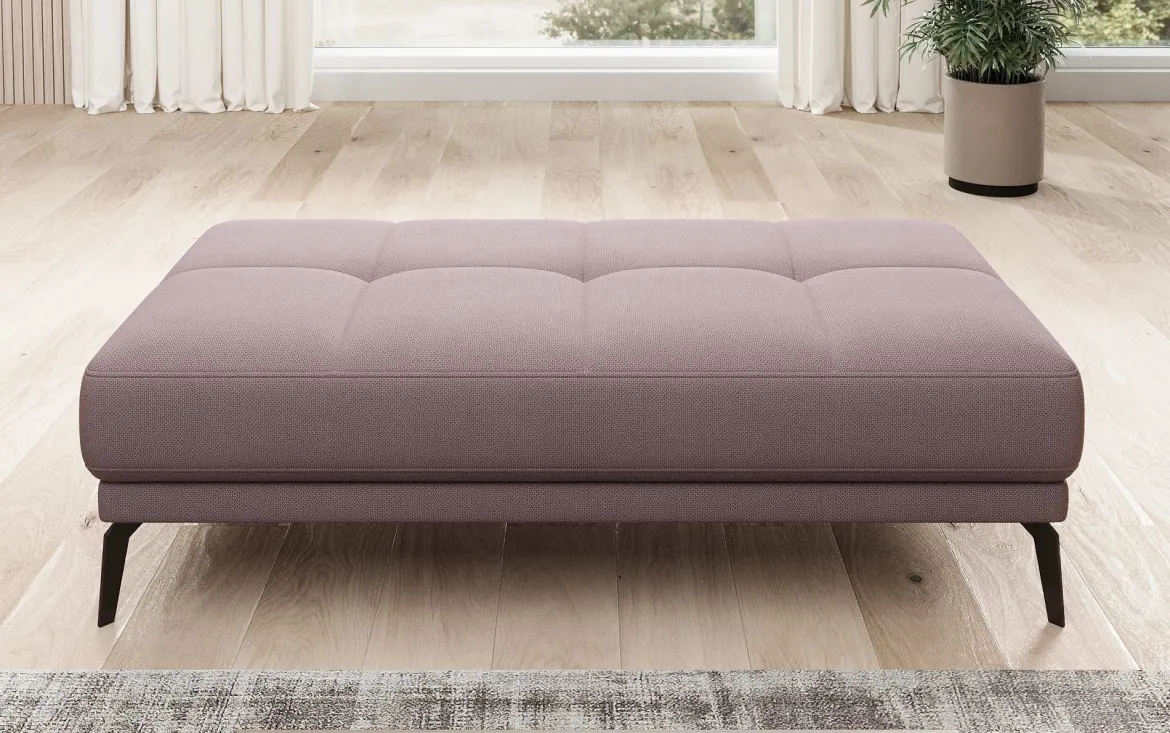 Designer Ecksofa Terina inkl. Beistellhocker