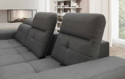 Designer Ecksofa Terina inkl. Beistellhocker