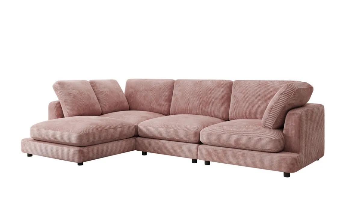 Designer Ecksofa Thalessa in Cord