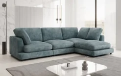 Designer Ecksofa Thalessa in Cord