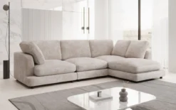 Designer Ecksofa Thalessa in Cord