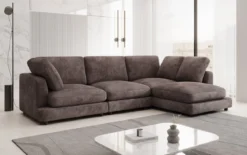 Designer Ecksofa Thalessa in Cord