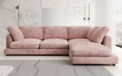 Designer Ecksofa Thalessa in Cord