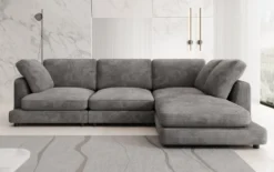 Designer Ecksofa Thalessa in Cord