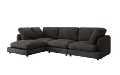 Designer Ecksofa Thalessa in Cord