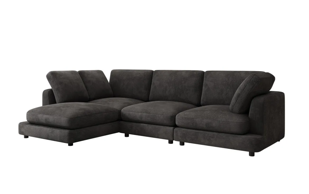 Designer Ecksofa Thalessa in Cord