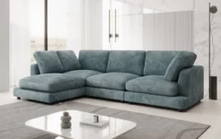 Designer Ecksofa Thalessa in Cord