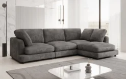 Designer Ecksofa Thalessa in Cord