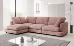 Designer Ecksofa Thalessa in Cord