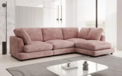 Designer Ecksofa Thalessa in Cord