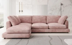 Designer Ecksofa Thalessa in Cord