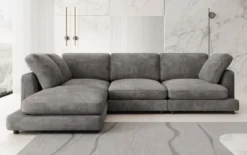 Designer Ecksofa Thalessa in Cord