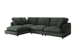 Designer Ecksofa Thalessa in Cord