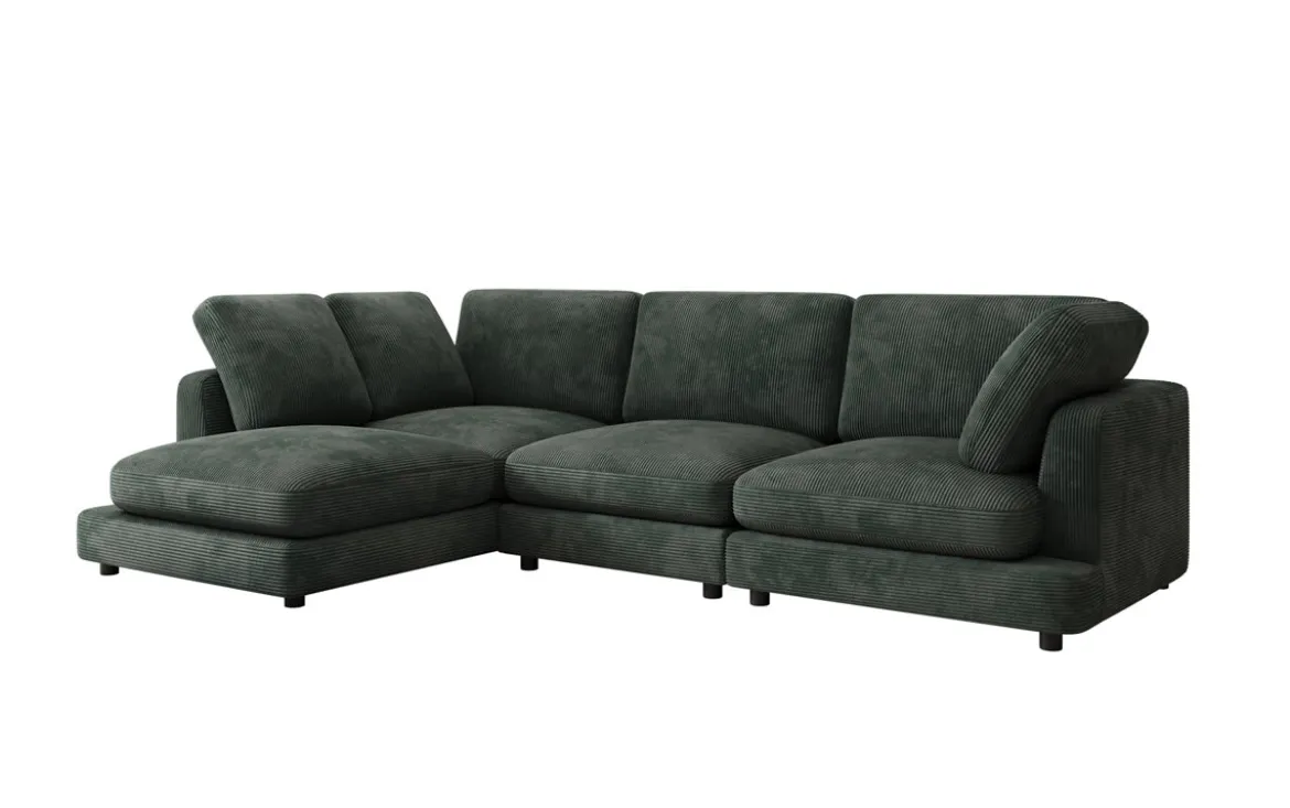 Designer Ecksofa Thalessa in Cord