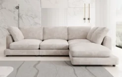 Designer Ecksofa Thalessa in Cord