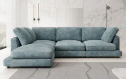 Designer Ecksofa Thalessa in Cord