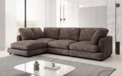 Designer Ecksofa Thalessa in Cord