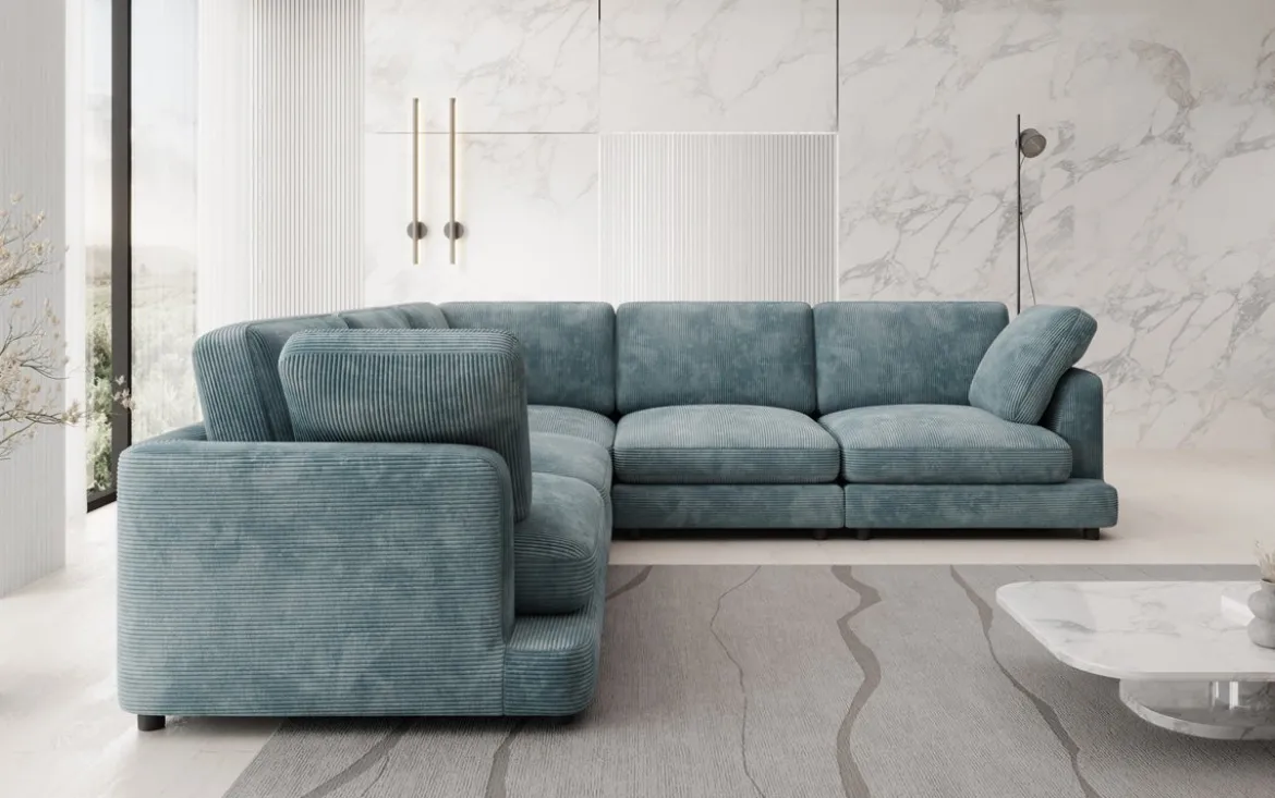 Designer Ecksofa Thalessa Maxi in Cord