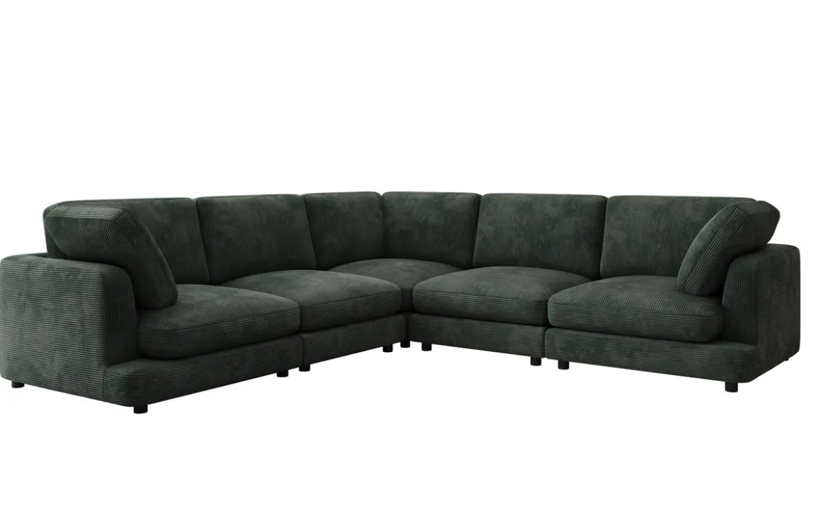 Designer Ecksofa Thalessa Maxi in Cord